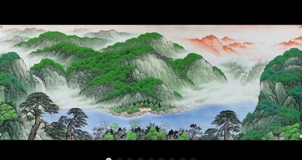 Chinese painting landscape painting-1096851602